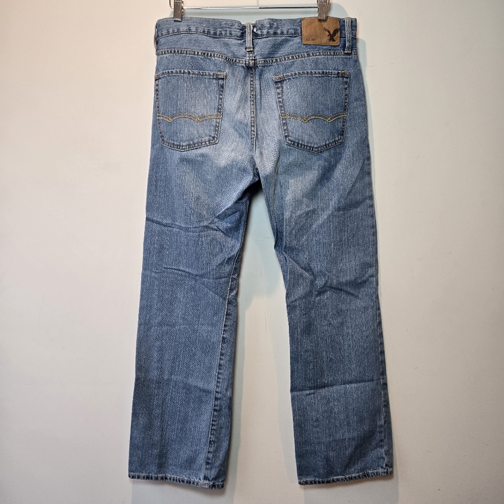 American Eagle Original Boot Jeans Mens 32x32 Bootcut Denim - Picture 2 of 6